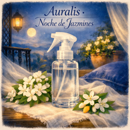 Noche de Jazmines — Auralis · Spray ambiental (200 ml)