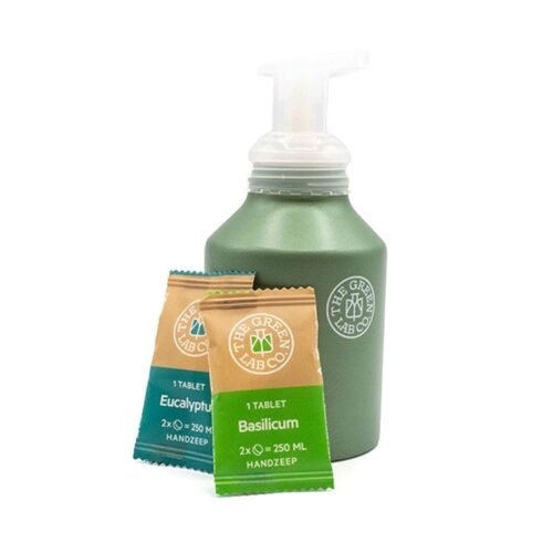 Kit de inicio Forever Bottle + 2 Pastillas Eucalipto y Albahaca