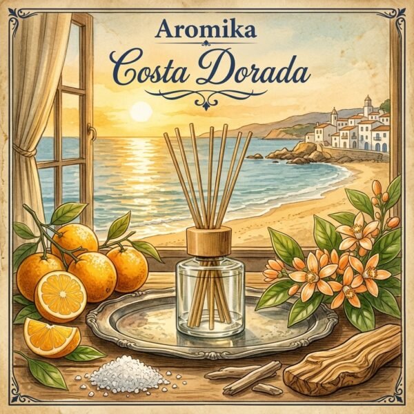 Costa Dorada — Aromika · Difusor de varillas (100 ml)
