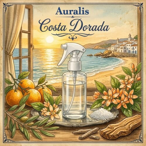 Costa Dorada — Auralis · Spray textil y ambiental (200 ml) Costa Dorada — Auralis · Spray textil y ambiental (200 ml)